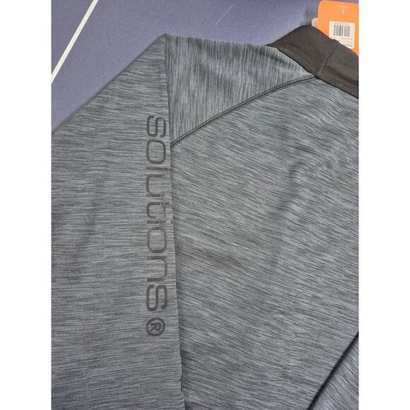 NWT Elevate Langley Knit Jacket Smoke/Heather Black Sz 2XL - Picture 7 of 7